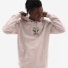 Light Pink Mens Hoodie VANS Growth Garden Po - Men