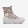 Light Pink Women's Ankle Sneakers on Converse Chuck Ta Platform - Women