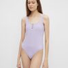 Light Purple Buttoned Bodysuit Pieces Nancy - Women