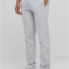 Light asphalt sweatpants with buttons