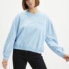 Light blue Womens Sweatshirt Pepe Jeans Terry - Ladies