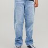 Light blue boys' straight fit jeans Jack & Jones Chris - Boys