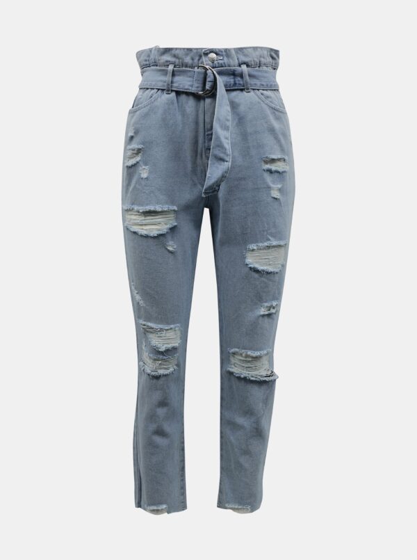 Light blue slim fit jeans with a ripped effect TALLY WEiJL - Ladies