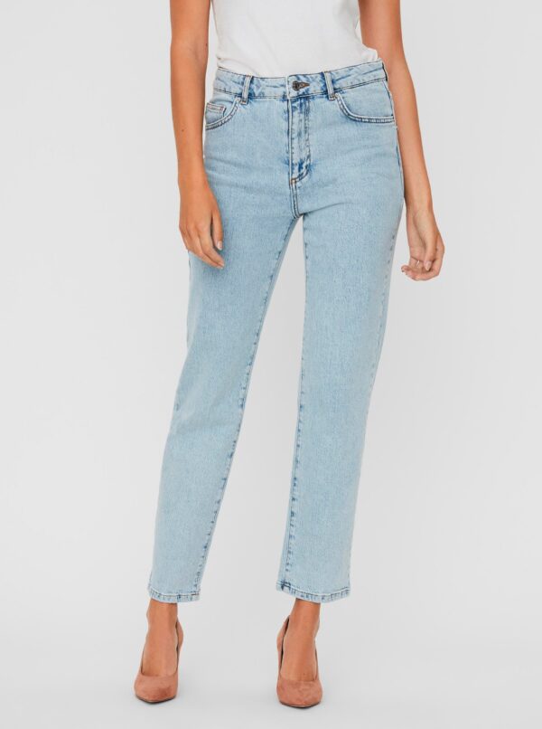 Light blue straight fit jeans VERO MODA Carla - Women