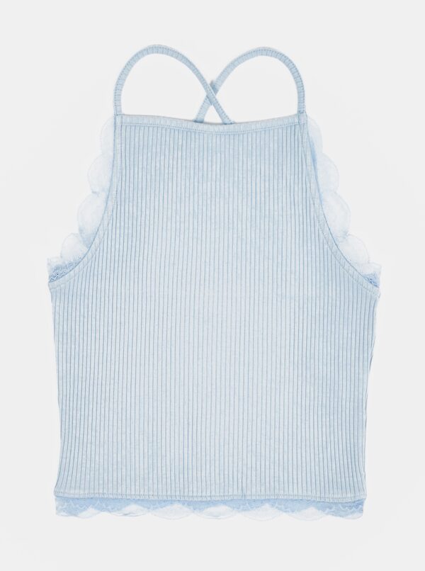 Light blue top with lace details TALLY WEiJL - Women