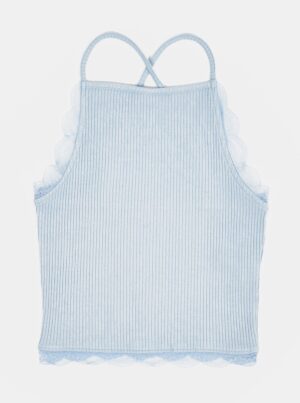 Light blue top with lace details TALLY WEiJL - Women