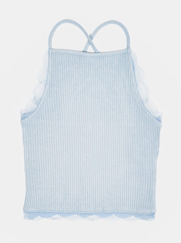 Light blue top with lace details TALLY WEiJL - Women