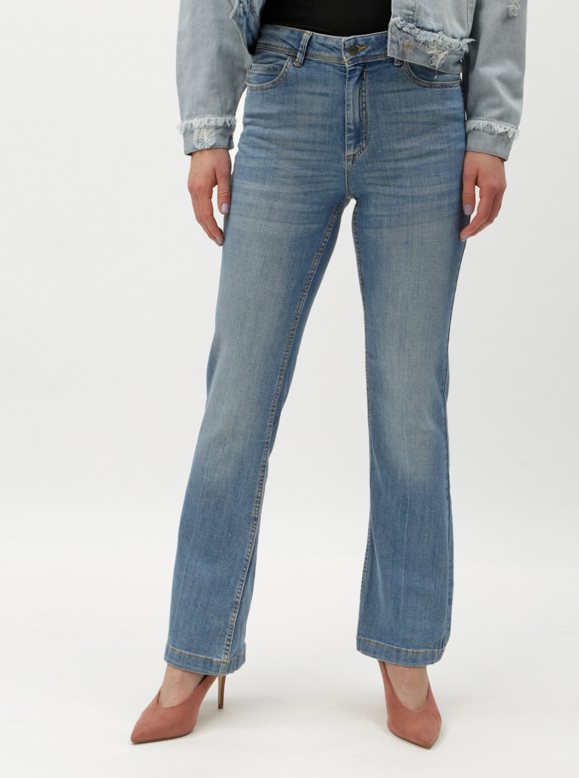 Light blue women's flared jeans JDY Flora - Women