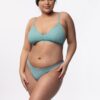 Light blue women's lace thongs DORINA Yuka - Women