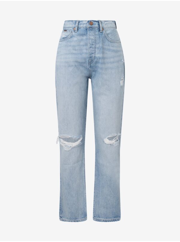 Light blue women's straight fit jeans Pepe Jeans Celyn - Women's