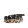 Light brown and black women's belt 2pcs ORSAY - Women's