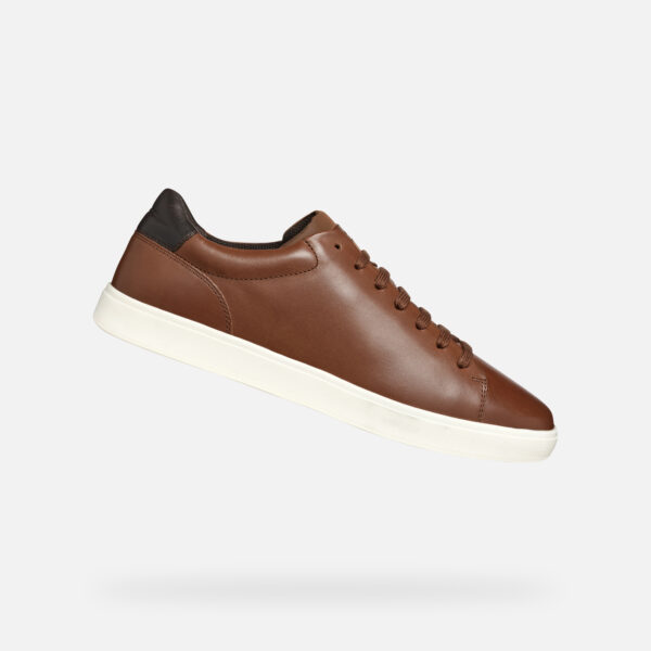 Light brown men's sneakers Geox Avola - Men's