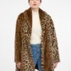 Light brown patterned women's coat ORSAY - Women's