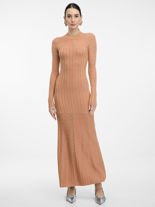 Light brown women's maxi dress ORSAY - Women's