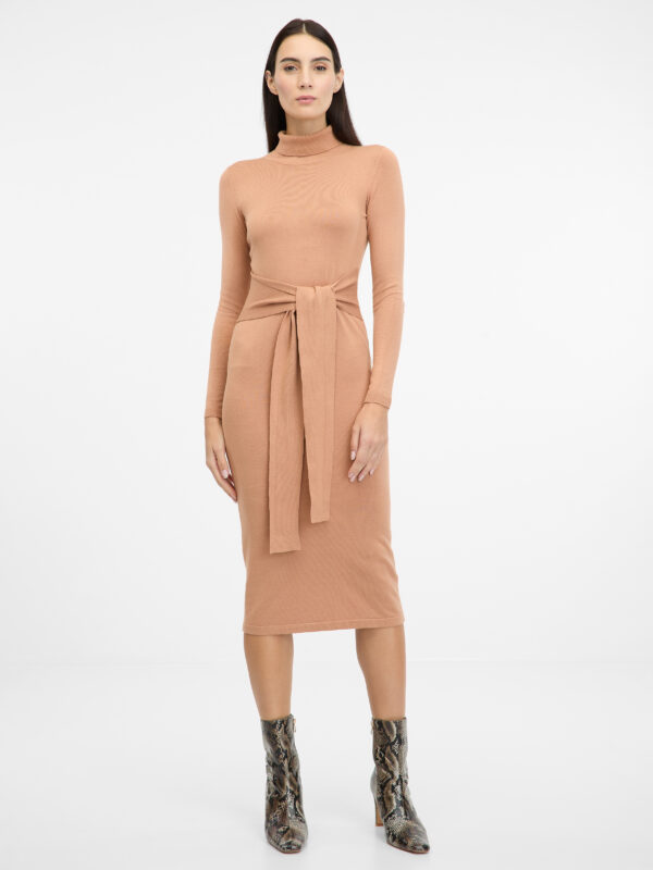 Light brown women's midi dress ORSAY - Women's