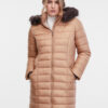 Light brown women's quilted coat ORSAY