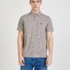 Light gray striped polo shirt LERROS - Men