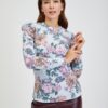 Light gray women's floral T-shirt ORSAY - Women