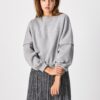 Light gray women's sweatshirt with decorative details Pepe Jeans Debbie - Women