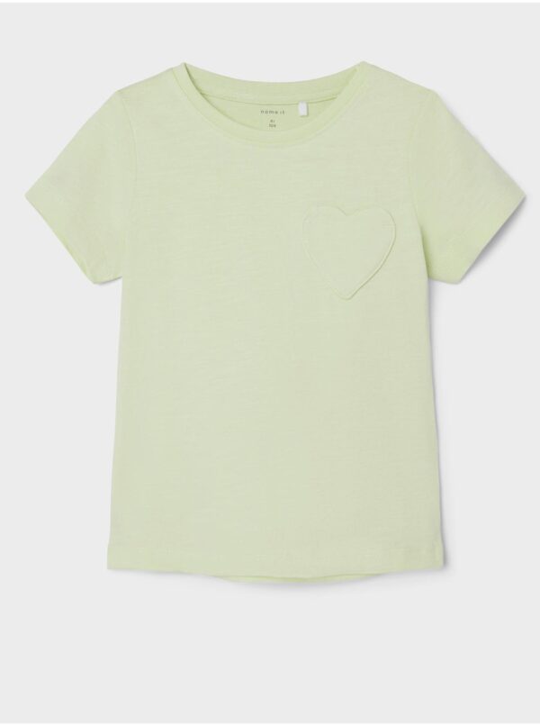 Light green girl's t-shirt name it Dorthe - Girls