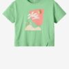 Light green girly T-shirt name it Flicka - Girls