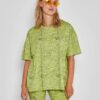 Light green patterned T-Shirt Noisy May Anna - Women
