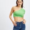 Light green women's crop top Noisy May Nini - Women's