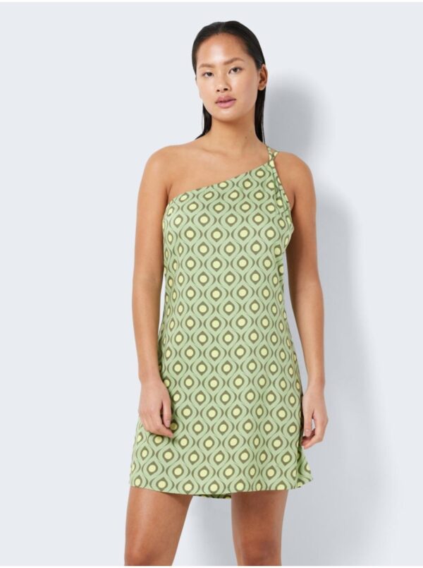 Light green women's patterned dress Noisy May Jules - Women's