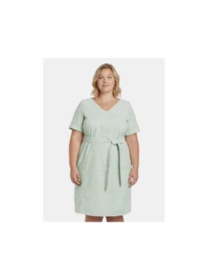 Light green women's striped dress My True Me Tom Tailor - Women's