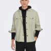 Light grey men's outer shirt ONLY & SONS Team - Men's