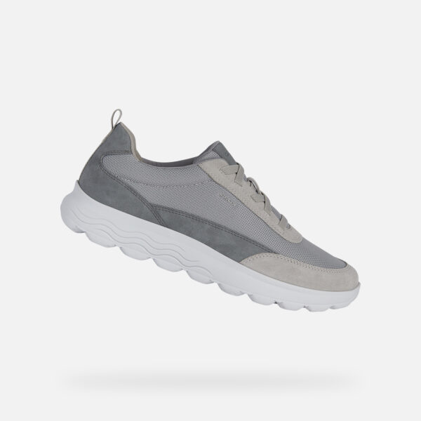 Light grey men's sneakers Geox Spherica - Men's