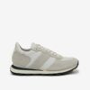Light grey men's sneakers with suede details Geox - Men's