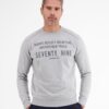 Light grey men's sweatshirt LERROS - Men