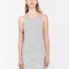 Light grey ribbed sheath dress Noisy May Edda - Women's