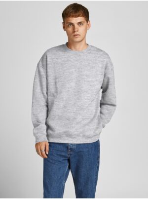 Light grey striped sweatshirt Jack & Jones Brink - Men's