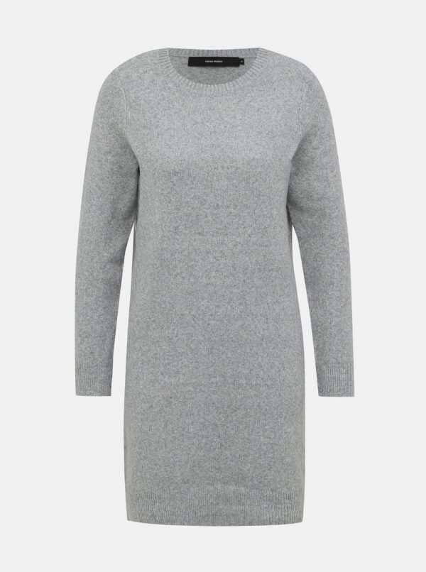 Light grey sweater dress VERO MODA Doffy