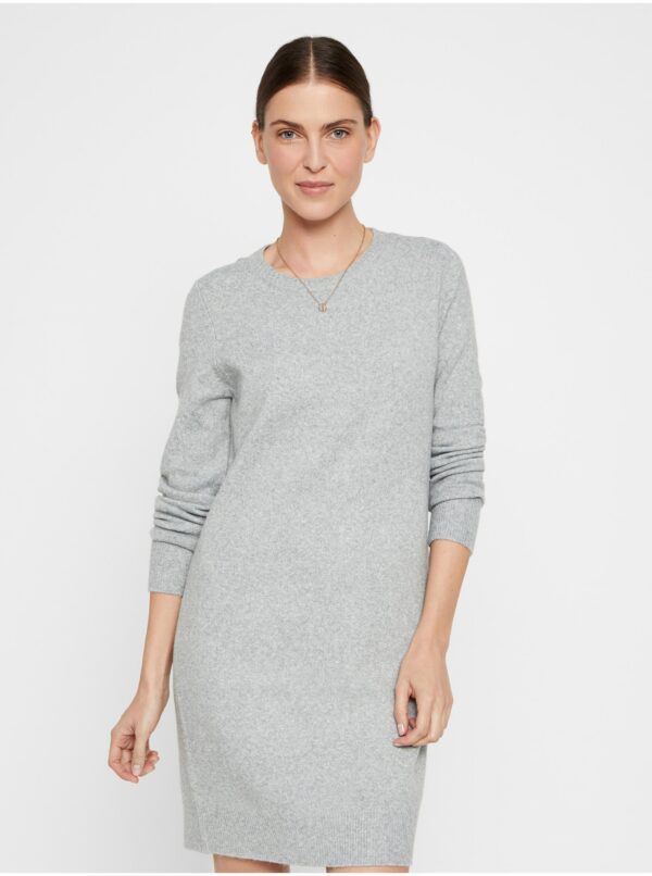 Light grey sweater dress VERO MODA Doffy - Women's