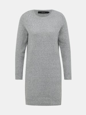 Light grey sweater dress VERO MODA Doffy