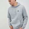 Light grey unisex striped hoodie Converse - Men's