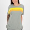 Light grey women's loose T-shirt Alife and Kickin - Women's