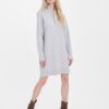 Light grey women's sweatshirt dress VERO MODA Goldneedle - Women