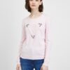 Light pink Ladies Sweatshirt Guess Ines - Women