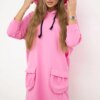 Light pink dress with hood