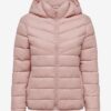 Light pink ladies quilted jacket ONLY Tahoe - Women