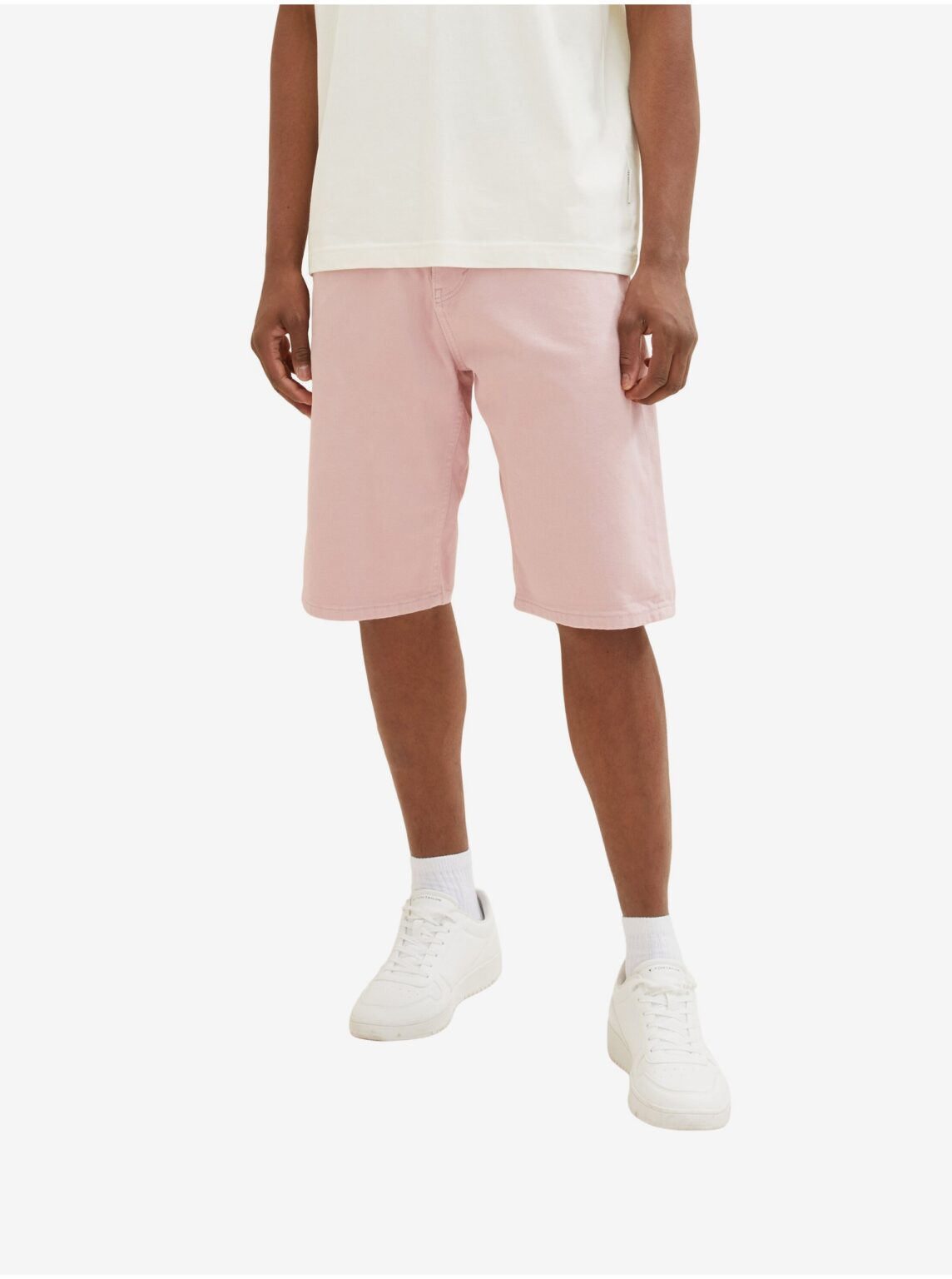 Light pink men's denim shorts Tom Tailor - Men's