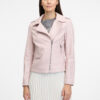 Light pink women's faux leather jacket ORSAY - Women's