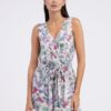 Light pink women's patterned overall CAMAIEU - Women