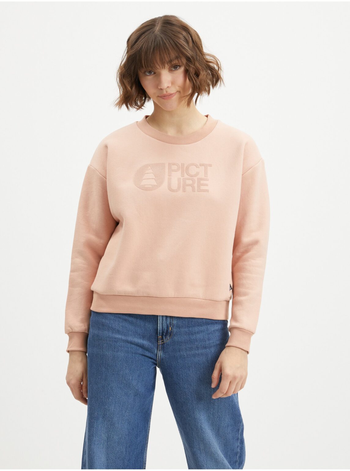 Light pink women's sweatshirt Picture - Women
