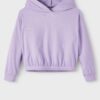 Light purple girly hoodie name it Louise - Girls
