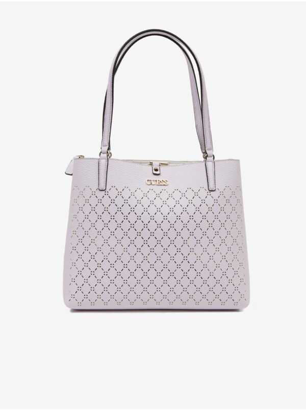 Light purple handbag Guess Amara - Women